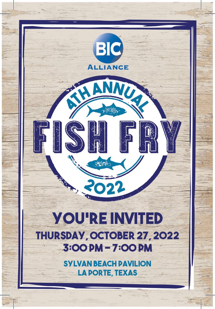 2022 BIC Fish Fry Invitation